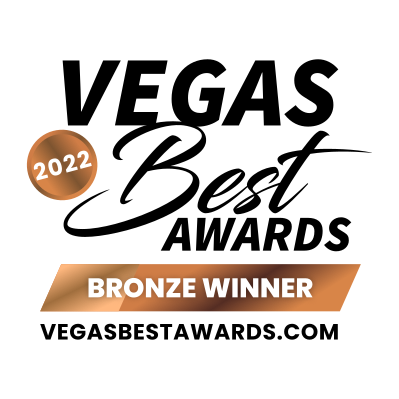 Vegas Best Awards Bronze Winner 2022 Las Vegas Best Awards Best of Las Vegas Awards White Background Black Text